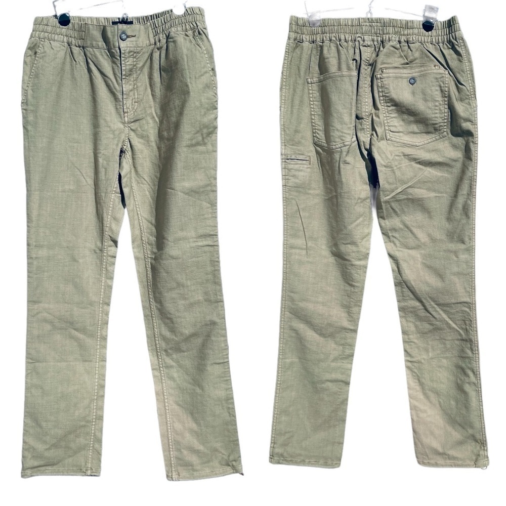 Product of STRAND California Khaki straight leg jogger pants beige medium 6894